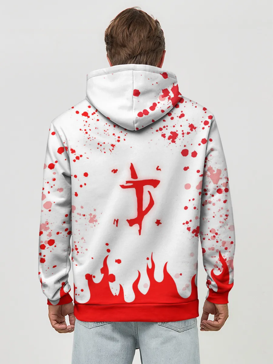 Худи мужской база хлопок / Doomguy vs Cyberdemon