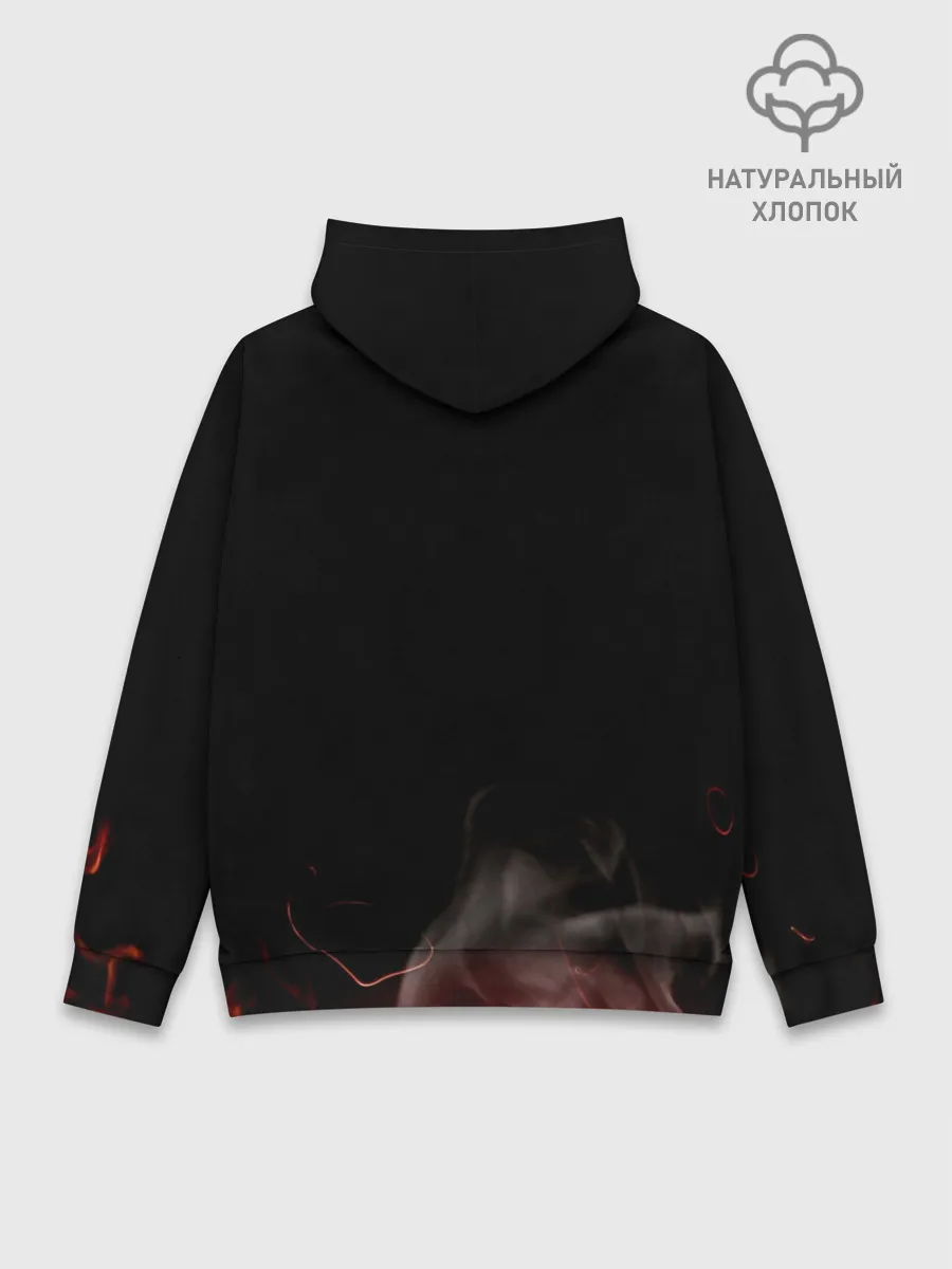 Худи мужской база хлопок / Атака на титанов Бронированный Титан