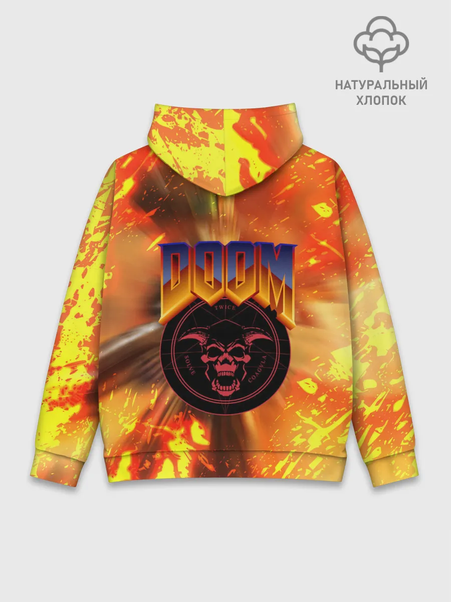 Худи мужской база хлопок / Doom ART