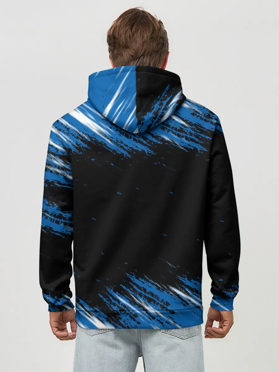 Худи мужской база хлопок / KSI ICELAND - сборная.