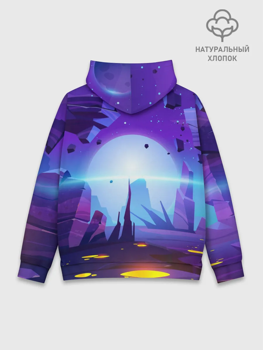 Худи мужской база хлопок / Minecraft на коне!