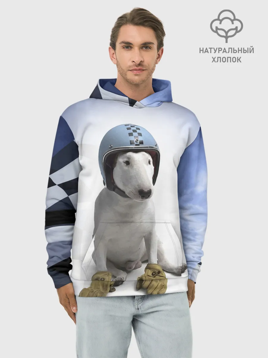 Худи мужской база хлопок / Bully - легендарный гонщик