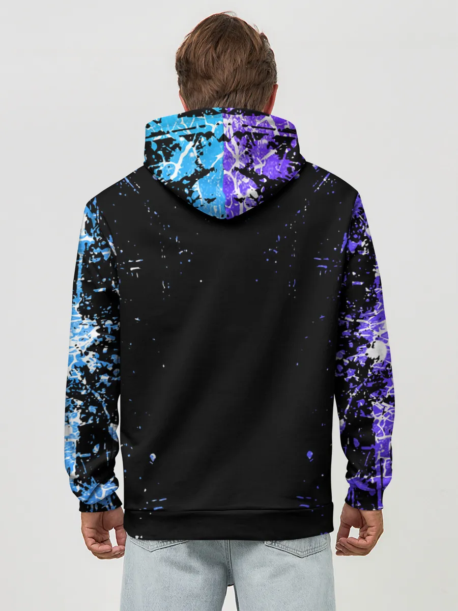 Худи мужской база хлопок / OVERLORD | оверлорд neon | НЕОН