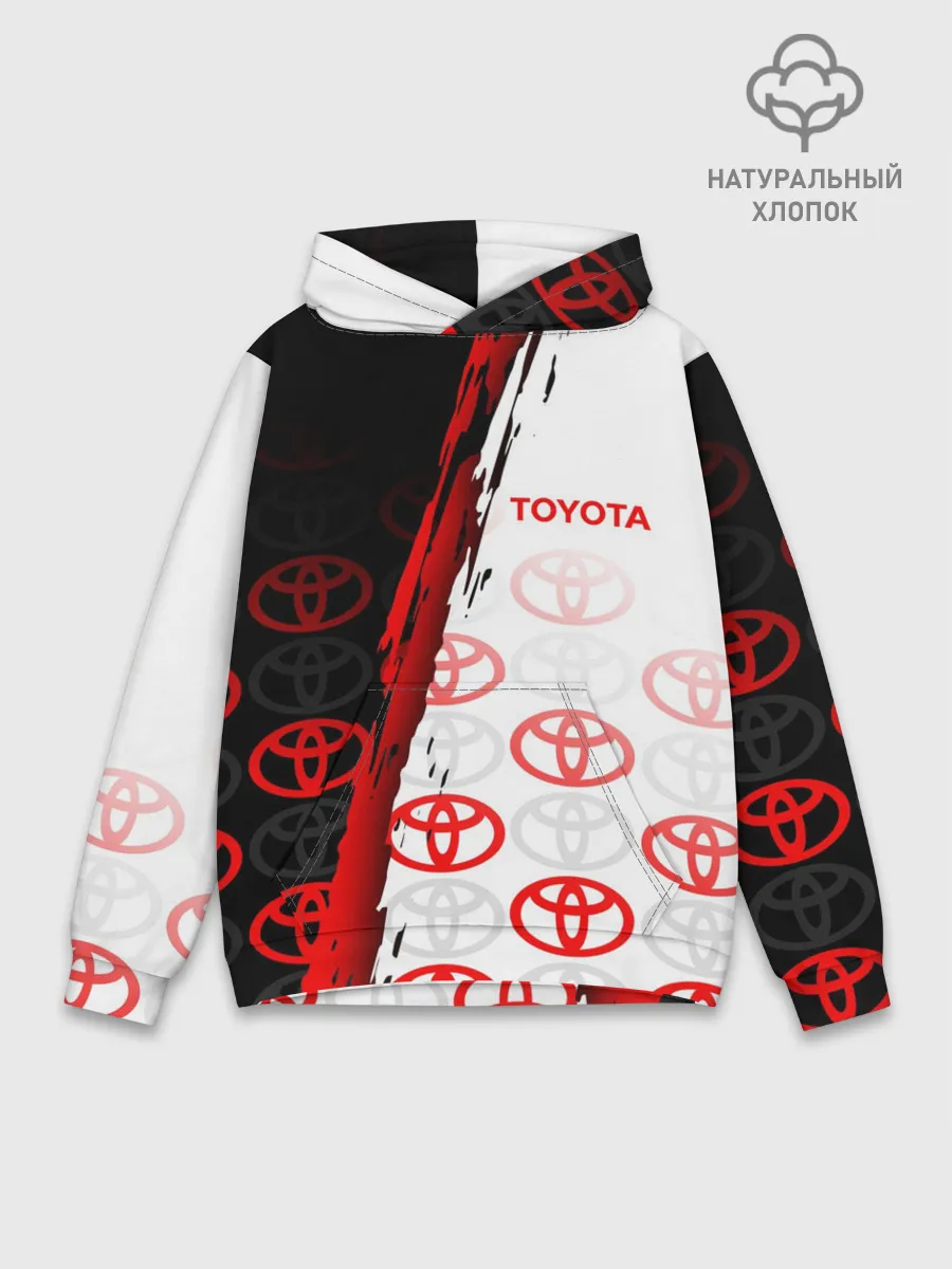 Худи мужской база хлопок / TOYOTA SPORT / GRUNGE / ГРАНЖ