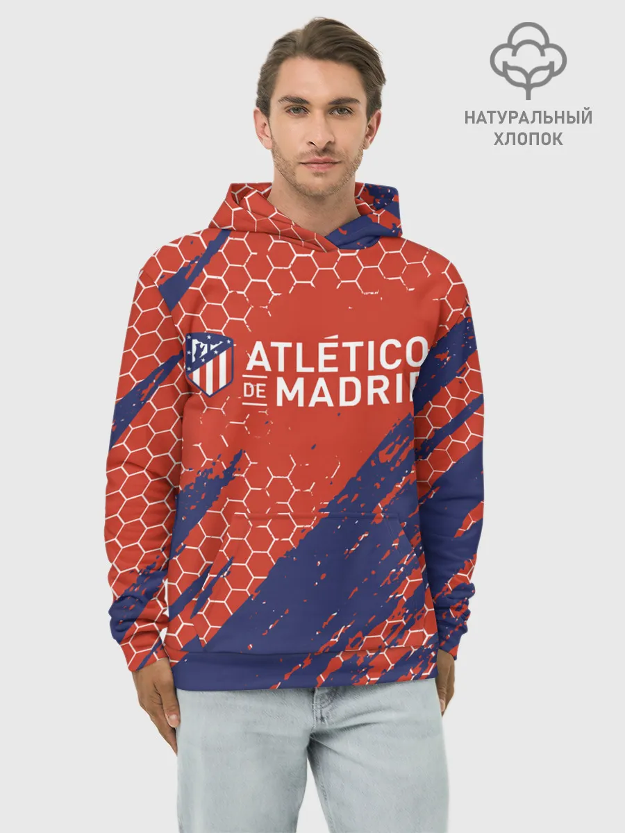 Худи мужской база хлопок / Atletico Madrid: Football Club.