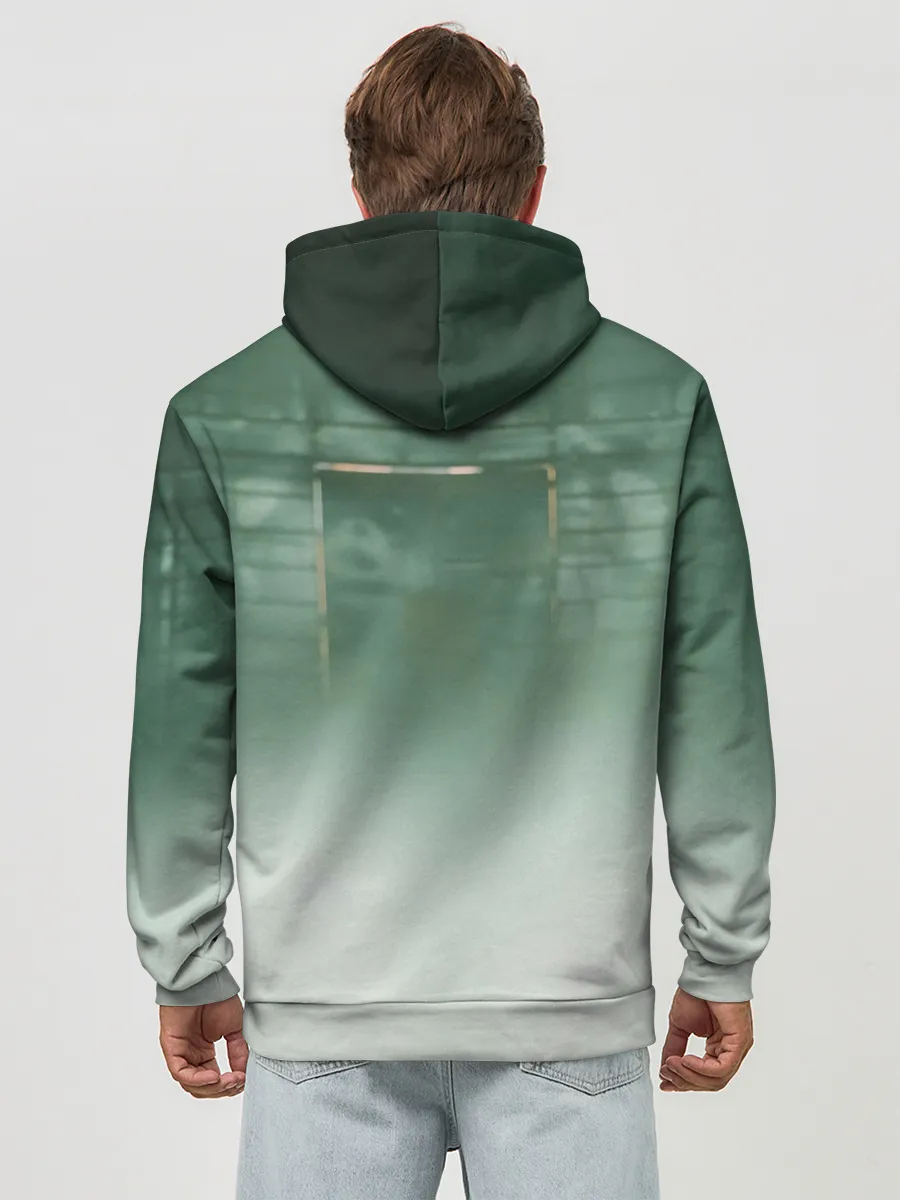 Худи мужской база хлопок / Хаски в комнате