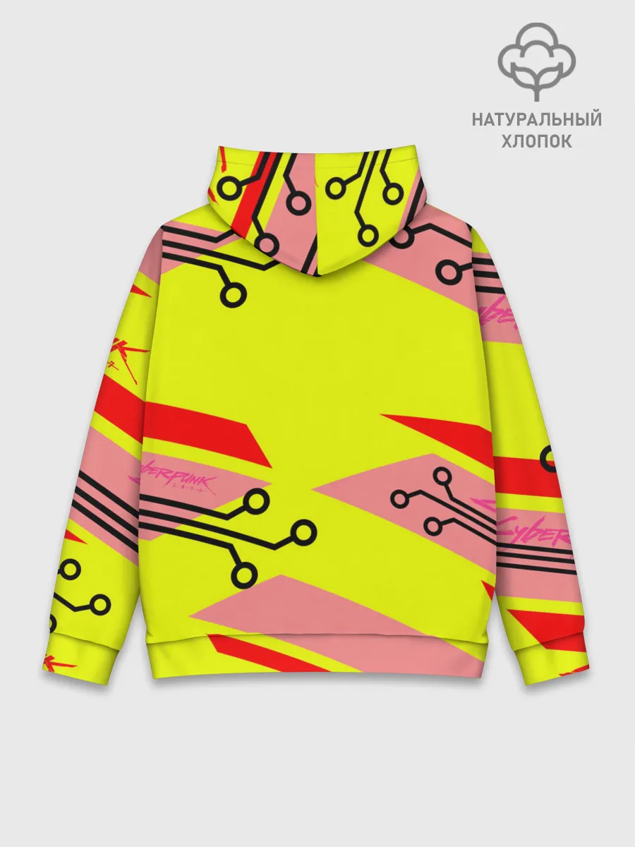 Худи мужской база хлопок / Cyberpunk 2077 Киберматрица.