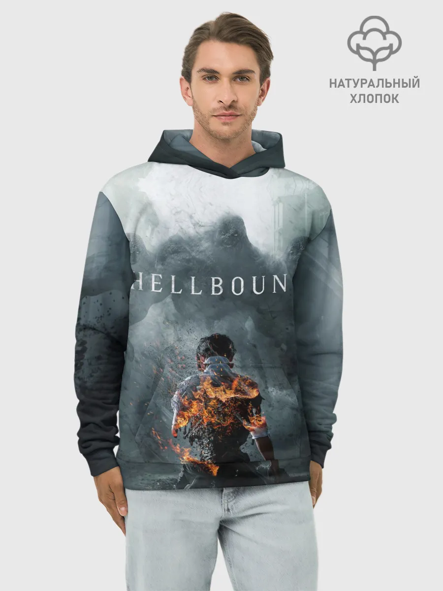 Худи мужской база хлопок / Hellbound или Зов Ада