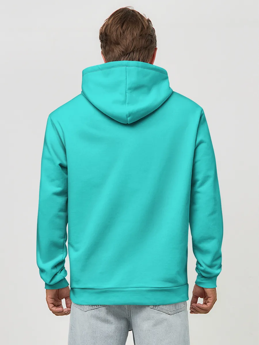 Худи мужской база хлопок / Олень в свитере с оленями