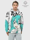Худи мужской база хлопок / Hatsune Miku