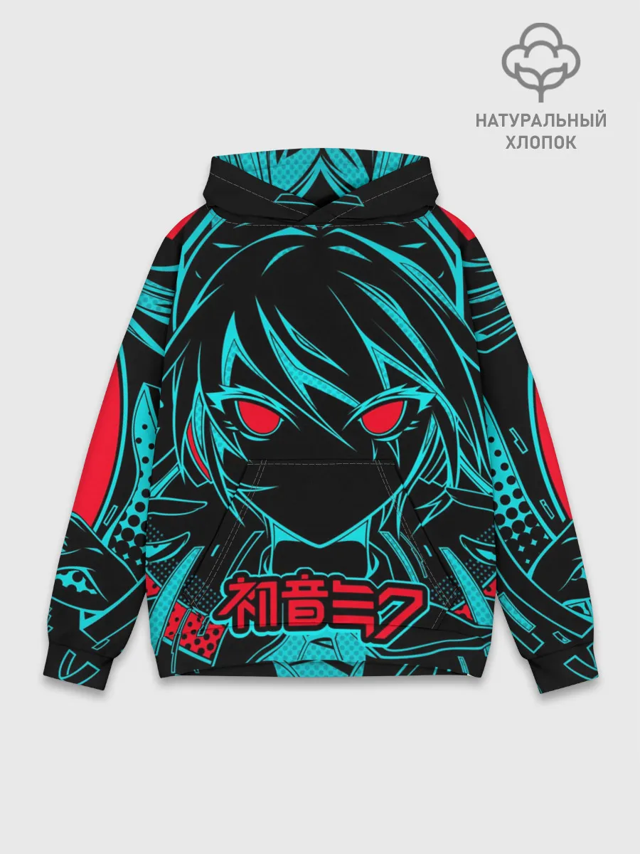 Худи мужской база хлопок / Мику Хацунэ / Hatsune Miku