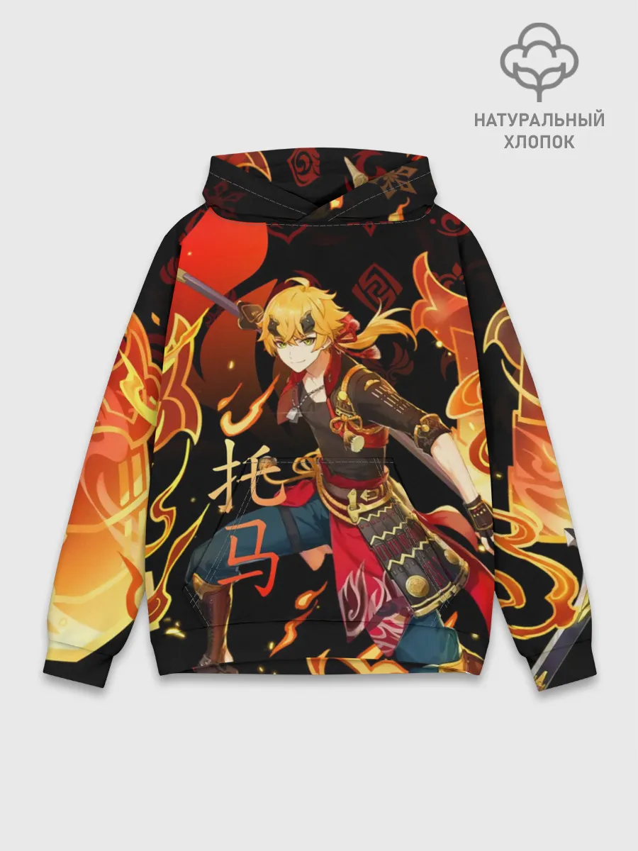 Худи мужской база хлопок / Геншин импакт: Тома