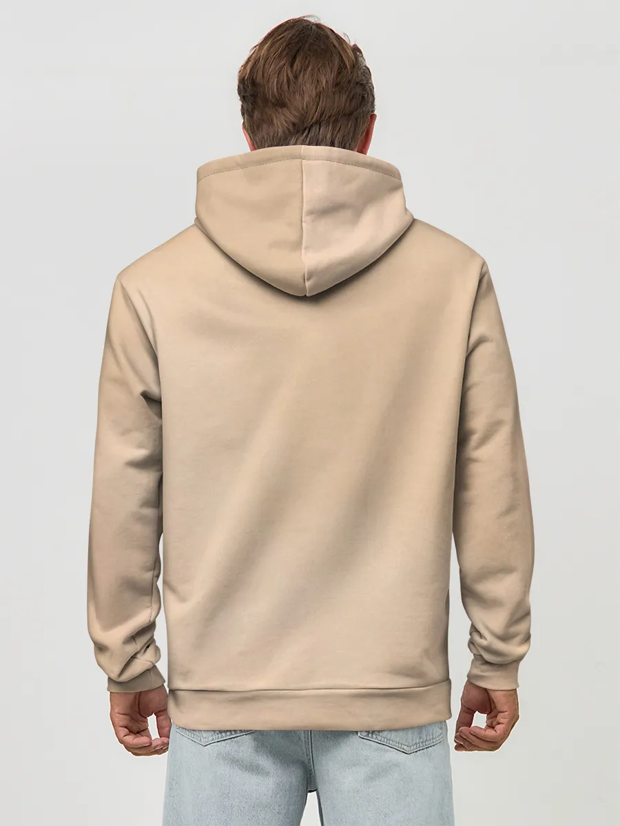 Худи мужской база хлопок / Ленивец Новый год