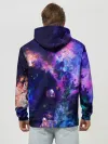 Худи мужской база хлопок / НЕОНОВЫЕ КОСМОС / NEON SPACE