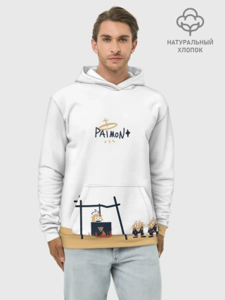 Худи мужской база хлопок / ПАЙМОН И ХИЛИЧУРЛЫ