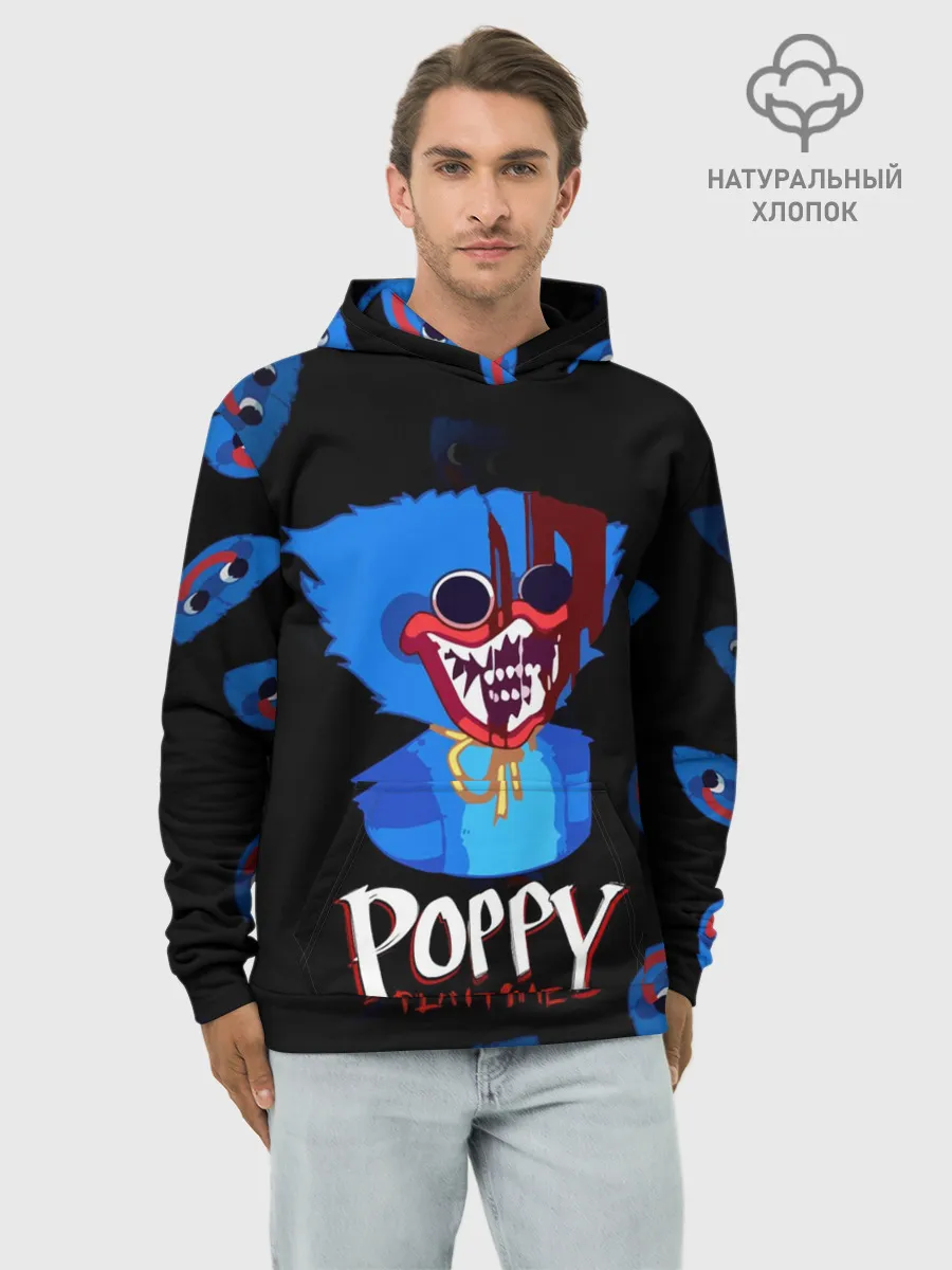 Худи мужской база хлопок / Huggy Wuggy PP