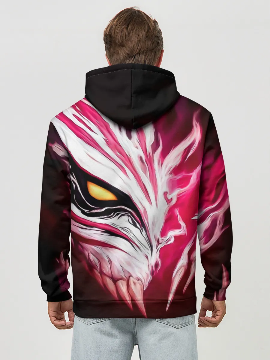 Худи мужской база хлопок / Маска пустого Блич