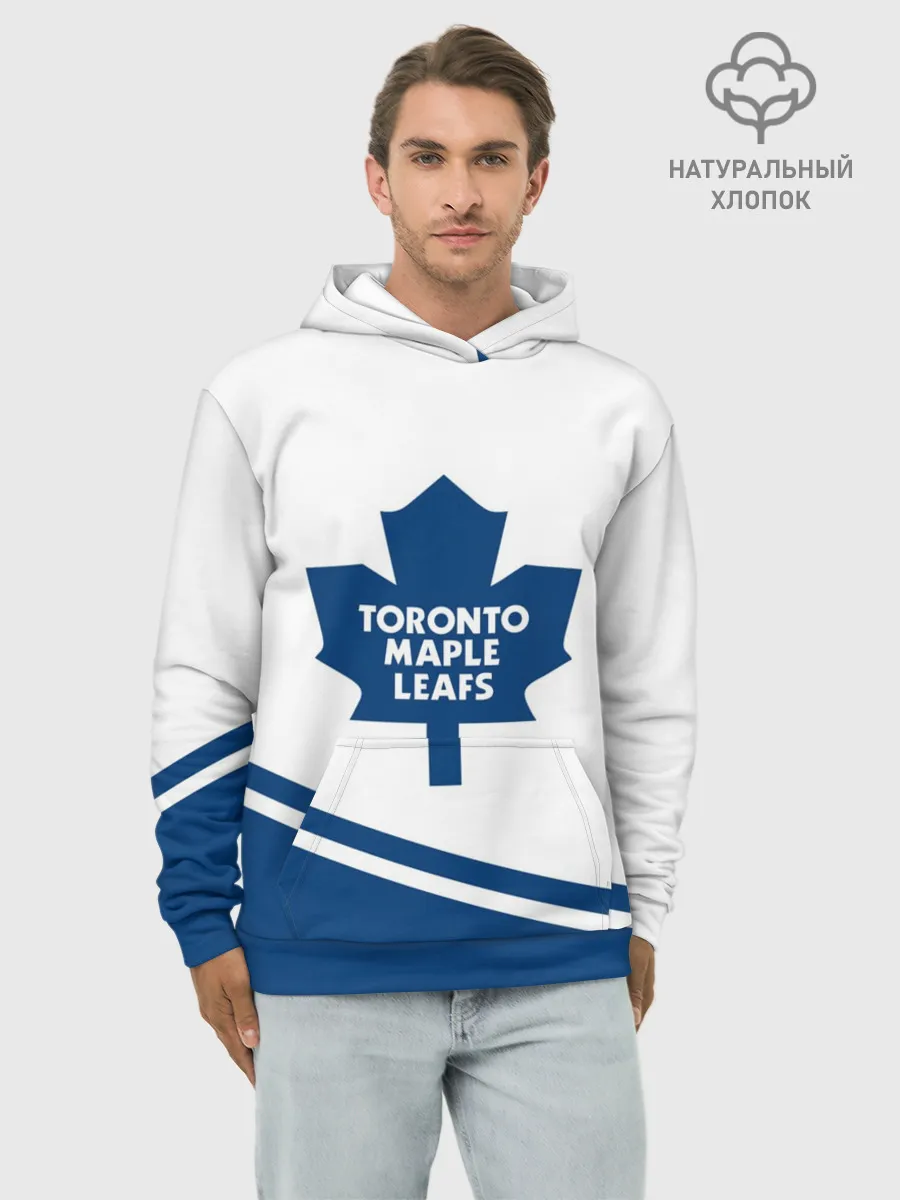Худи мужской база хлопок / Toronto Maple Leafs | Торонто Мейпл Лифс
