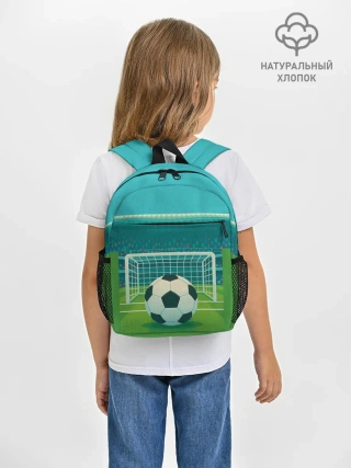 Рюкзак детский джинсовый / Все на футбол