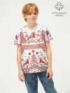 Детская футболка хлопок / MezenHorse_2_KT