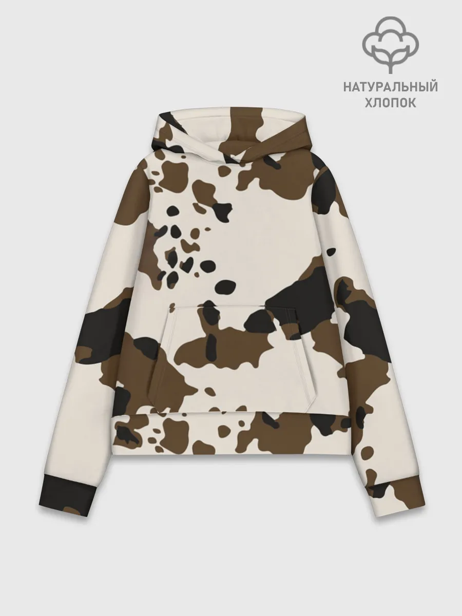 Худи женский база хлопок / CowPrint