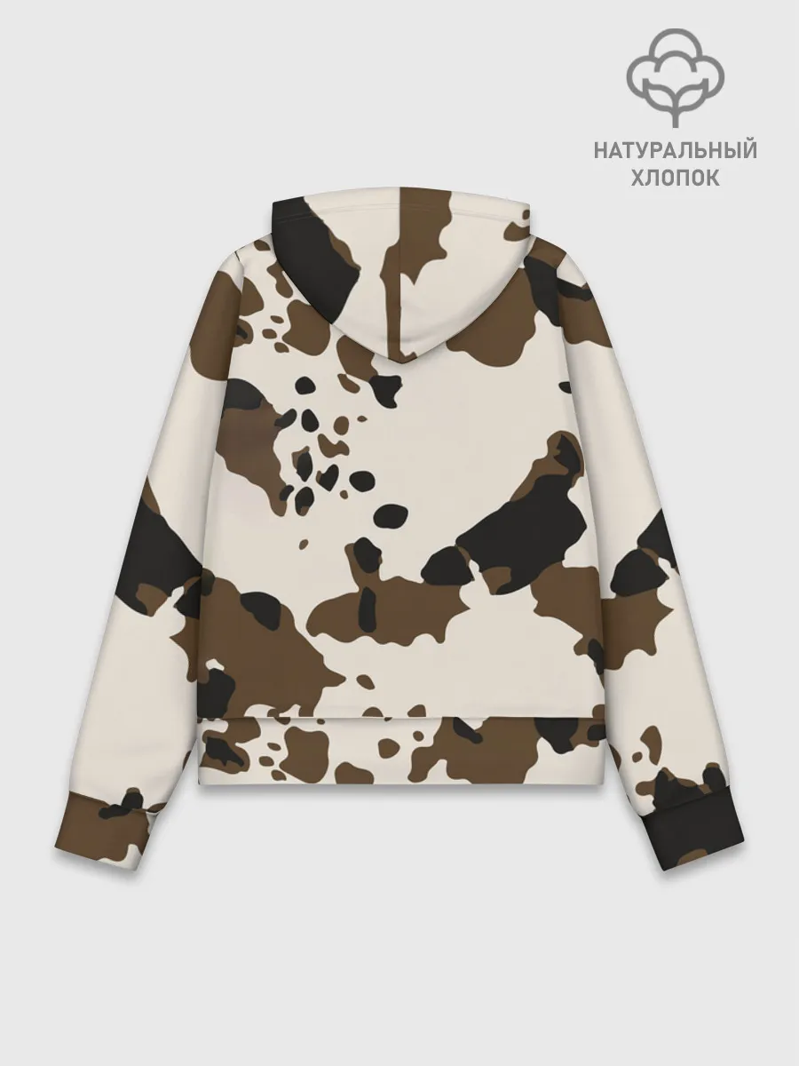 Худи женский база хлопок / CowPrint