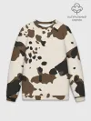 Мужской свитшот оверсайз хлопок / CowPrint