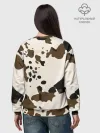 Женский свитшот базовый хлопок / CowPrint