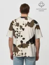 Мужская футболка оверсайз хлопок / CowPrint