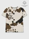 Мужская базовая футболка хлопок / CowPrint