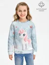 Детский свитшот хлопок / Пони Новый год