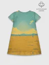Детское платье хлопок / Loshad_v_pustine