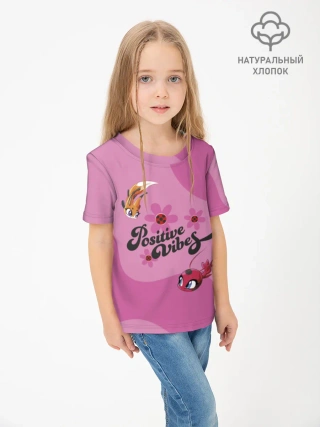 Детская футболка хлопок / Леди Баг позитив