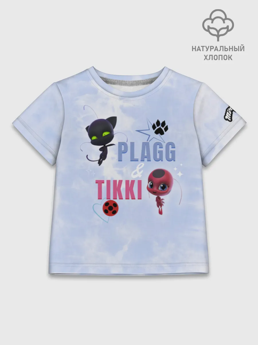 Детская футболка хлопок / Плаг и Тикки