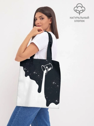 Шоппер база / Черно-белый