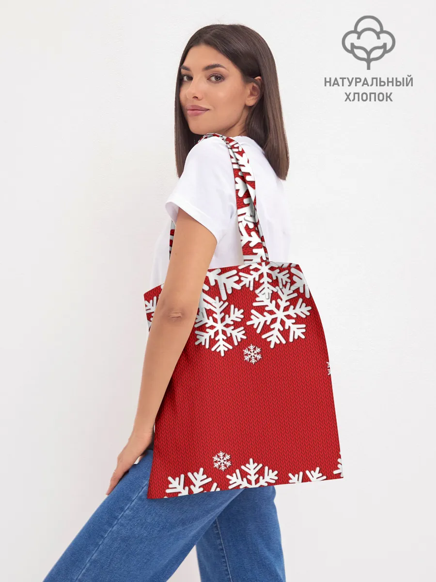 Шоппер база / Снежинки