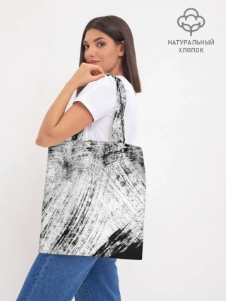 Шоппер база / Серые штрихи