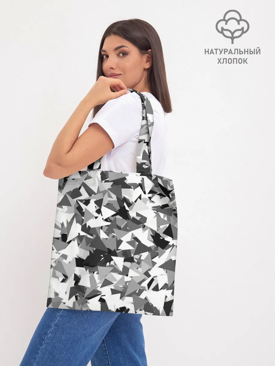 Шоппер база / Городской серый камуфляж