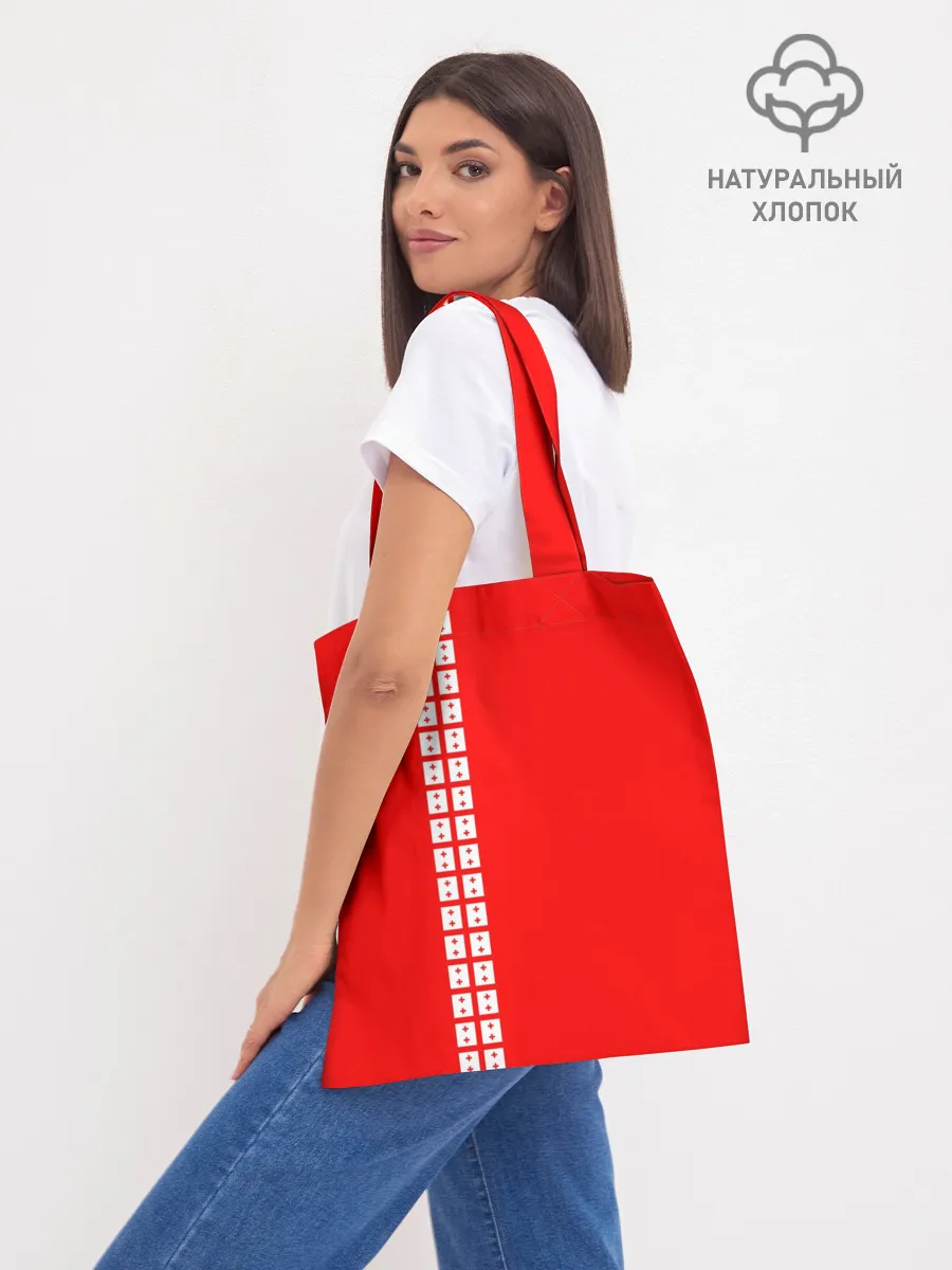 Шоппер база / Грузия, лента с гербом