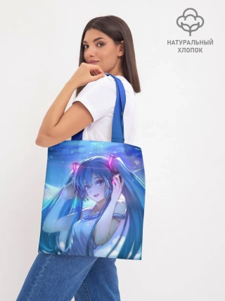 Шоппер база / Miku на фоне космоса