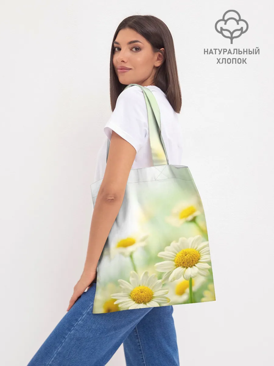 Шоппер база / Полевые ромашки