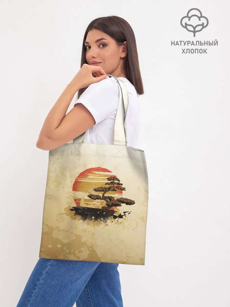 Шоппер база / Дерево на закате