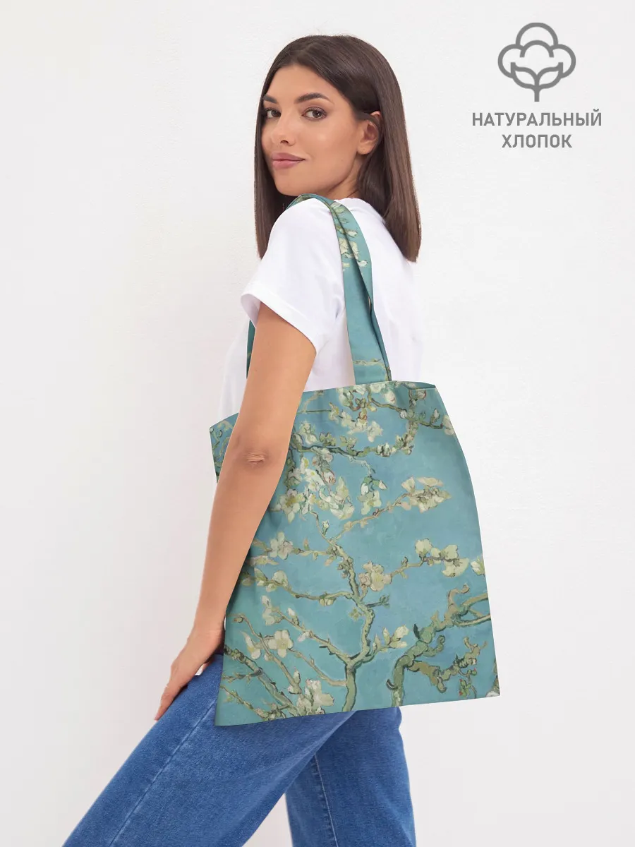 Шоппер база / Ван Гог Цветущие ветки миндаля