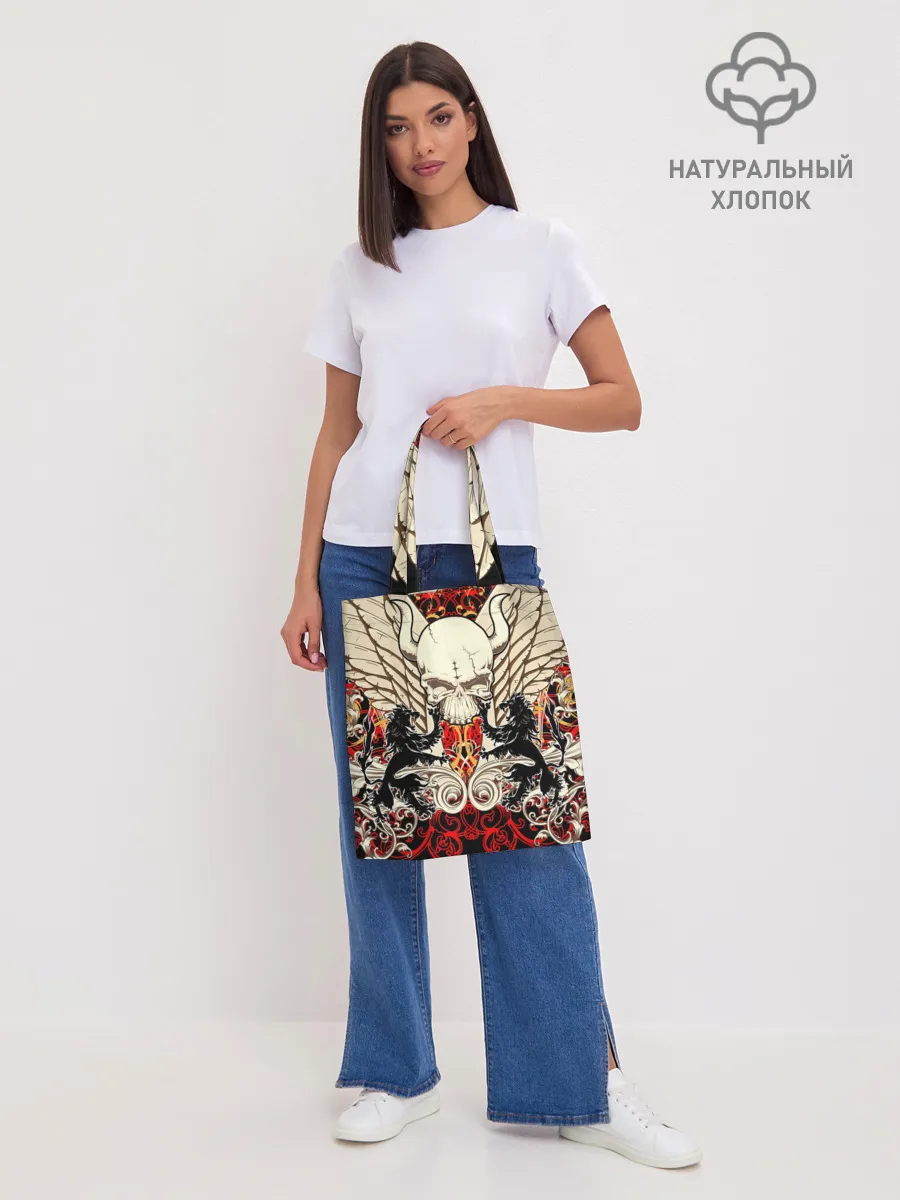 Шоппер база / Vintage Skull Art v2