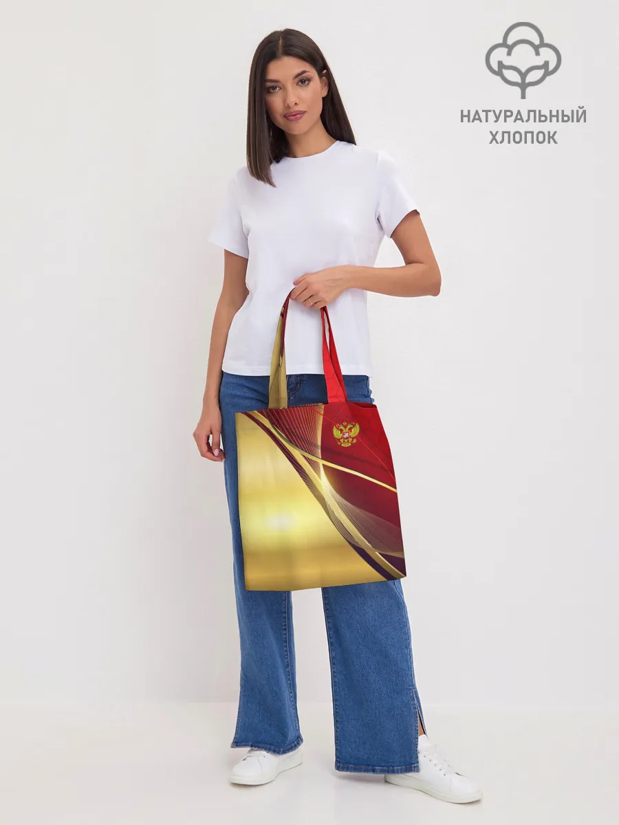 Шоппер база / RUSSIA SPORT: Red and Gold.