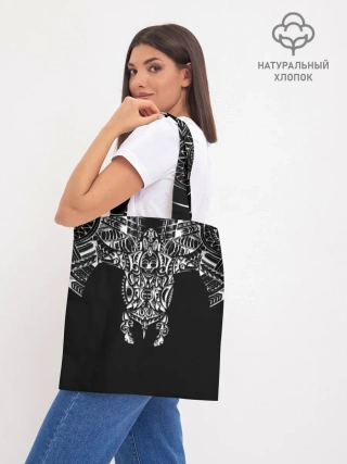 Шоппер база / Узор в стиле маори / полинезия