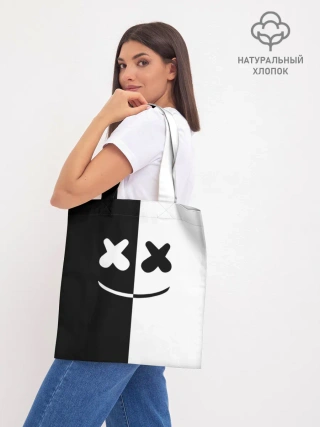 Шоппер база / MARSHMELLO BLACK & WHITE