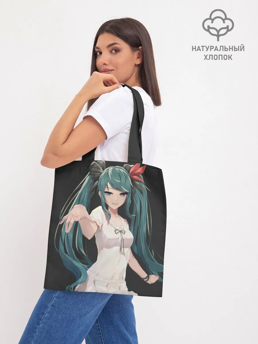 Шоппер база / Хацуне Мику с протянутой рукой