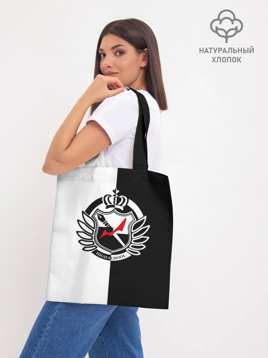 Шоппер база / MONOKUMA SCHOOL с фоном