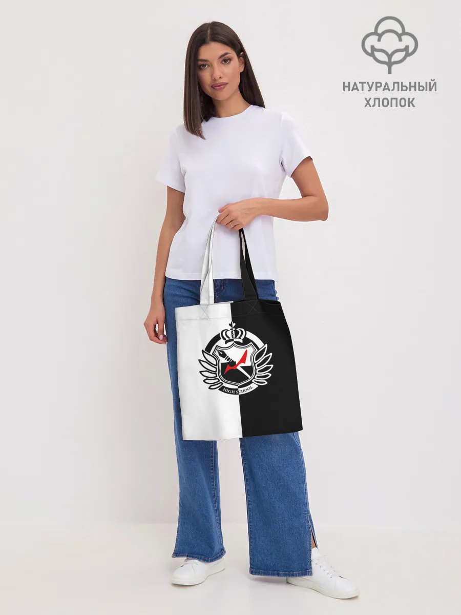 Шоппер база / MONOKUMA SCHOOL с фоном